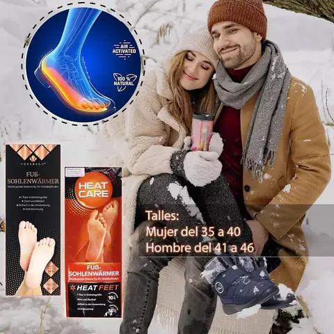 Plantillas Calefaccionadas 10H | Abrigo Instantáneo para Tus Pies en Invierno ❄ - comprar online