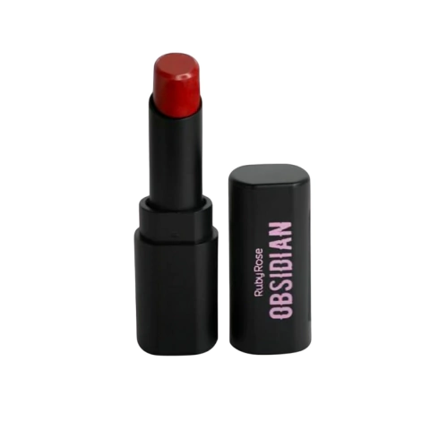 OBSIDIAN CREAM SATIN RED