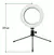 ARO DE LUZ 20 CM LED REGULABLE CON TRÍPODE DE MESA - comprar online