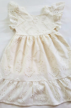 Vestido Infantil Bege em Laise Premium - comprar online