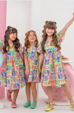 Vestido Donuts green - comprar online