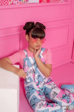Combinadinho macacão Stitch + blusa - loja online