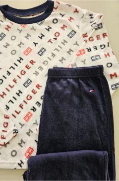 Pijama Tommy Hilfiger Fleece Infantil Menino Importado Original dos EUA - Doce Vida