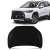 Capô dianteiro preto liso para Toyota Corolla Cross 2021 a 2026 ao lado de veículo branco modelo Corolla Cross