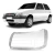 Lente transparente de farol de acrílico para Fiat Uno 2004 a 2013 e imagem de um carro Fiat Uno branco