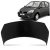 Capô dianteiro preto para Renault Scenic 2008 a 2011 com carro Scenic preto ao fundo