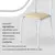 (Classe A) Conjunto Sala de Jantar Mesa Retangular 100x60cm Tampo Madeira Mdp 4 Cadeiras Rio Creme / Branco na internet