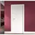 (Classe A) Folha de Porta Madeira Laqueada 210x70cm Frisada CasaBlanca Branco