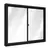 (Classe A) Janela de Alumínio de Correr Lateral 2 Folhas Móveis 100x150cm Riobras Preto - comprar online