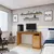 (Classe C) Escrivaninha 120cm 1 Porta 1 Gaveta 100% MDF Madrid Naturalle