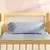 (Classe A) Cama Infantil Solteiro Montessoriano Wave com Rattan Verde/Natural - Casa Saldão