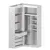 (Classe A) Guarda-Roupa Closet Modulado Casal sem Portas Canto em L com 4 Gavetas e 3 Cabideiros Versatille Yescasa Bran - Casa Saldão