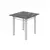 (Classe A) Conjunto de Jantar Mesa 70x70cm Tampo de Granito Topázio com 4 Cadeiras Sara Yescasa Branco Liso/Branco - comprar online