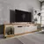 (Classe A) Rack para TV até 75 Polegadas 3 Portas 218cm Fita de LED Cronos CabeCasa MadeiraMadeira Nature/ Off White