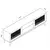 (Classe A) Rack para TV até 75 Polegadas Pés em Madeira Maciça 218cm Denver Yescasa Off White/Nature - comprar online