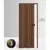 (Classe A) Porta Sanfonada de PVC 210x97cm Permatti Imbuia - comprar online
