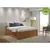 (Classe C) Cama Queen 4 Gavetas Madeira Maciça Beauty Espresso Móveis Amêndoa - comprar online