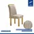 (Classe A) Conjunto Mesa Bella Ripada 120cm com Painel Espelhado Tampo Bella com Vidro 4 Cadeiras Arizona Cinamomo/Off W
