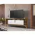 (Classe A) Rack para Tv Wine 1,60m Cedro/branco - Casa D Cedro/Branco