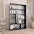 (Classe A) Estante para Livros 180cmx120cm 4 Prateleiras Seattle Yescasa Preto