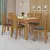 (Classe A) Conjunto Mesa 180x90cm Tampo MDP 6 Cadeiras Athenas Amêndoa Clean/Suede Animale Bege