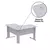 (Classe A) Mesa Estação de Trabalho em L 140x140cm ETP1414 Maxxi Cinza