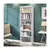(Classe A) Estante para Livros 5 Prateleiras 183cmx61cm Linus Branco