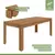 (Classe A) Conjunto Mesa 180x90cm Tampo MDP 6 Cadeiras Athenas Amêndoa Clean/Suede Animale Bege - comprar online
