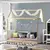 (Classe C) Cama Montessoriano Reversível Casinha Garden Branco/Natural