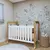 (Classe A) Berço Mini Cama 3 em 1 Soninho 100% MDF Amadeirado