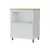 (Classe A) Balcão 1 Porta Basculante 1 Gaveta 70Cm 100% Mdf Rainha Branco/Nature na internet