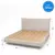 (Classe C) Cama King Boreal Flutuante CabeCasa MadeiraMadeira Bege - Casa Saldão
