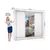 (Classe A) Guarda-Roupa Casal 3 Portas com Espelho Porto Plus Espresso Móveis Branco - Casa Saldão
