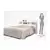 (Classe C) Cabeceira Box Casal Irlanda Branco - comprar online