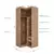 (Classe A) Guarda Roupa de Canto Reto Modular com 3 Prateleiras 2 Gavetas Hera Louro - comprar online
