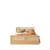 (Classe C) Cama Infantil Montessoriano Casal Lift em Madeira Maciça com Rattan Casatema Branco/Natural na internet