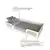 (Classe C) Cama Infantil Montessoriana Solteiro Lua Yescasa Branco/Geneve - comprar online