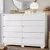 (Classe C) Cômoda 10 Gavetas 151cm X 109cm Duetto Branco