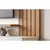 (Classe A) Painel para Tv até 70 Polegadas 3 Portas Basculantes 2 Prateleiras Juriti Off White Matte/Freijó - Casa Saldão