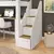 (Classe C) Cama Office Multifuncional Solteiro Adulto Star Plus Casatema Branco/Amadeirado - Casa Saldão