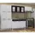 (Classe C) Cozinha Completa 14 Portas 2 Gavetas 3 Vidros Star New Preto
