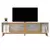 (Classe A) Rack para TV até 75 Polegadas Pés em Madeira Maciça 218cm Denver Yescasa Off White/Nature - comprar online