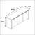 (Classe A) Balcão Buffet 3 Portas 1 Gaveta 160cm Madrid Cedro/Off White - Casa Saldão