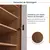 (Classe A) Guarda Roupa Modulado 1 Porta com Espelho 6 Prateleiras Hera CabeCasa MadeiraMadeira Louro/Branco Geada - loja online