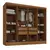 (Classe A) Closet Casal 100% MDF 4 Gavetas Jatobá Yescasa Cinamomo - comprar online