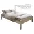 (Classe C) Cama Casal 140cm Turca Slim em Madeira Maciça Branco - loja online