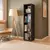 (Classe A) Estante para Livros Modular 4 Nichos 141cmx30cm Marselha Preto