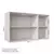 (Classe A) Armário Aéreo 3 Portas 120cm Arizona Branco/Menta na internet