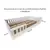 (Classe C) Cama Infantil Montessoriana Solteiro Cori Yescasa Branco/Cinza Cristal - Casa Saldão