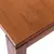 (Classe A) Mesa de Jantar 4 Lugares 140x80cm Madeira Maciça Craft Garapa